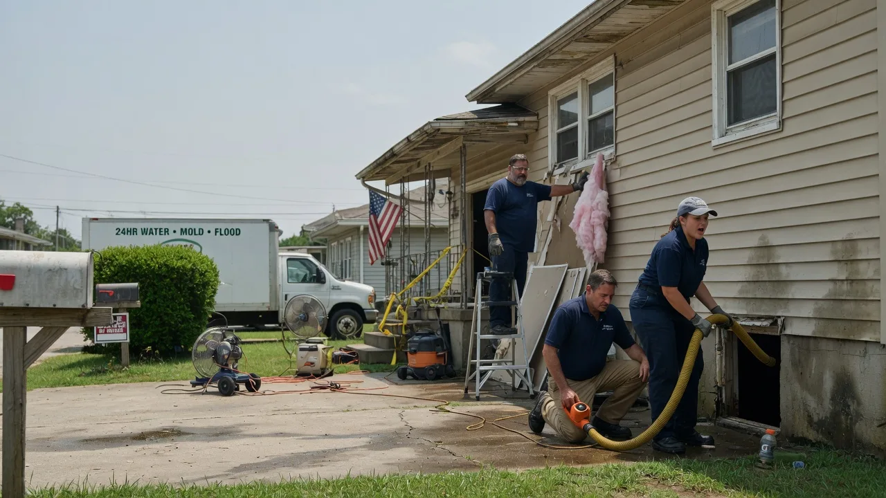 Water Damage Repair in Sunflower, AL near me
